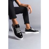 Zapatos SLW152 Cool Bağcıklı Rugan Erkek Günlük Spor Klasik Ayakkabı Rbt - Siyah - 001-Siyah