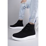 Zapatos SLW207 Oslo Bağcıklı Süet Erkek Günlük Spor Bot Bt - Siyah - BLK-Siyah