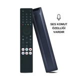 Zapex TCL C6K C7K C71K C8K Premium Qd Mini RC 833A FMB1 Android Ses Komut Özellikli Led Lcd Tv Kumandası