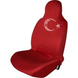 Zapomi Audi A5 Oto Koltuk Servis Kılıfı Ön Arka Penye Takım - Kırmızı