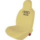 Zapomi Audi A5 Oto Koltuk Servis Kılıfı Ön Arka Penye Takım - Krem Rengi