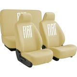 Zapomi Fiat Uyumlu Tofaş Şahin Koltuk Servis Kılıfı Ön Arka Takım - Krem Rengi
