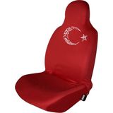 Zapomi Mercedes Oto Koltuk Servis Kılıfı Ön Arka Penye Takım - Kırmızı