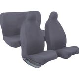 Zapomi Seat Toledo Uyumlu Oto Koltuk Servis Kılıfı Ön ve Arka 4 Parça Takım - Gri