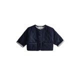 Zara Baby Cardıgan Kadife Bebek Ceketi, Lacivert