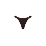 ZARA Büzgülü Kroşe Bikini Altı, Çikolata, beden: M
