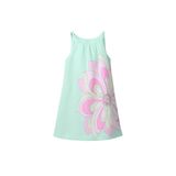 ZARA Çiçek Desenli Elbise, Mavi/Yeşil, beden: 13/14 Yaş (164 Cm)