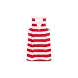 ZARA Çizgili Mini Elbise, Beyaz/Kırmızı, beden: M