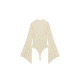 ZARA DANTEL İSPANYOL KOL BODY, Ekru, S beden