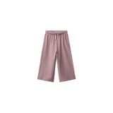 ZARA DÜZ DOKULU GENİŞ PAÇA PANTOLON Pembe/Lila 4 yaş (104 cm)