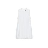 ZARA Fırfırlı Poplin Elbise, Beyaz, beden: Xs