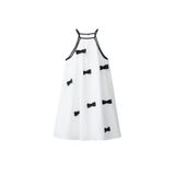 ZARA Fiyonklu Halter Yaka Elbise, Beyaz, beden: 13/14 Yaş (164 Cm)