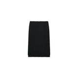 ZARA KARMA MİDİ ETEK, Siyah, S beden