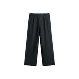 ZARA Keten - Viskoz Relaxed Fıt Pantolon, Siyah, beden: Xl