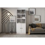 Zara Matrix Dikey Konsol Kitaplık Kapaklı Koridor Ve Salon Büfesi Pnr Ktp 1131