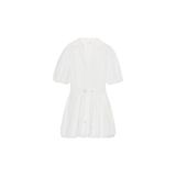 ZARA Mini Poplin Elbise, Beyaz, beden: M