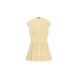 ZARA Mini Poplin Elbise, Beyaz, beden: Xxl