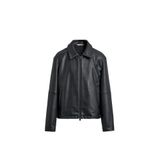 ZARA Regular Fıt Suni Deri Ceket, Mavi, beden: Xl (us Xl)