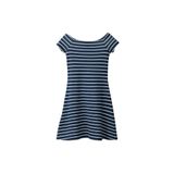 ZARA Roma Örgü Desenli Elbise, Mavi/beyaz, beden: 13/14 Yaş (164 Cm)