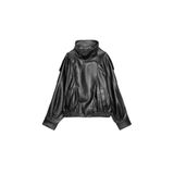 ZARA Suni Deri Ceket, Kahverengi, beden: Xl