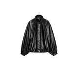 ZARA Zw Collectıon Suni Deri Bomber Ceket, Siyah, beden: M