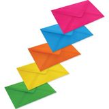 Zarfsan Karışık Renkli Davetiye Zarfı 13 x 18 cm 1.hamur 100'lü