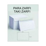 Zarfsan Takı zarfı - para zarfı - mektup zarfı