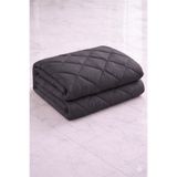 Zarif Home Silikon Yorgan Klasik Ranforce King Size (Battal Boy) - Antrasit - Gri