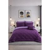 Zarif Home Uyku Seti Klasik Ranforce King Size (Battal Boy) - Mor Lila