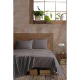 Zarif Home Yatak Çarşafı Organik Pamuk Akfil King Size (Battal Boy) - 240 x 260