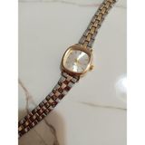 Zarif Tasarım Çelik Zincir Gold Renk Retro Vintage Kadın Kol Saati 0021 - 20 cm.