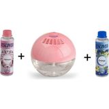 Zariff Evim Discover Sihirli Küre Hava Temizleme Makinası Işıksız Pembe + Hermose Losyon +Energy Solusyon Pembe