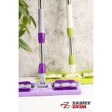 Zariff Home Sihirli Teleskobik Mikrofiber Mop Ayarlanabilir 1 Adet Yedek Bez