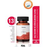 Zaroza 60 Tablet Saç Vitamin Yetişkinler İçin Biotin ve Çinko İçerikli Gıda Takviyesi