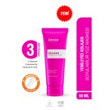 ZAROZA Kolajen Cam Maske - Aydınlatıcı, Kırışık Karşıtı, Onarıcı Soyulabilir Jel Yüz Maskesi - Soft - 50 ml