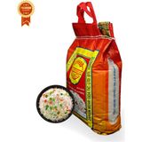 Zarrin Mehr Premium Series Daha Uzun ve Daha Iri Taneli Basmati Pirinci Sella Rice - 5 kg