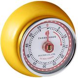 Zassenhaus Manyetik Retro Mutfak, Klasik Mekanik Pişirme Zamanlayıcısı (Sarı), 2,75 inç