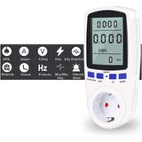 Zauss 16A 3680W Akım Korumalı Enerji Sarfiyat Ölçer Tüketim Ölçer Priz