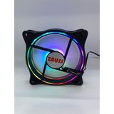 Zauss ZB-400 0.3A 3 Renk İçi ve Dışı Hareketli Rainbow Rgb Mining 12 cm Kasa Fanı