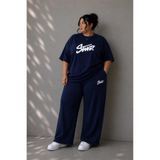 ZAVIXO Kadın Büyük Beden Oversize Baskılı 2'li Eşofman Takımı Rahat Pamuklu Kalıp Günlük Streetwear Bordo XL 2XL 3XL 4XL 5XL 6XL 7XL 8XL 9XL