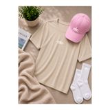 ZAVIXO Kadın Oversize Tişört Kasket Çorap Premium Set 3'lü