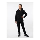 ZAVIXO Kız Çocuk 3 İplik Basic Hoodie – Fermuarlı Kapüşonlu Cep Detaylı Sweatshirt
