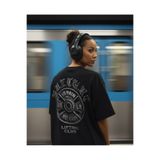 ZAVIXO Oversize Fitness Tişört Lifting Club No Pain No Gain Ağırlık Baskılı Gym Spor T-Shirt
