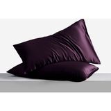 Zavo Mor Saf Ipek Yastık Kılıfı Tekli - Açık Mor - 50x70