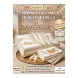 ZAVO ZAVOSILK %100 Saf İpek 22 Momme Ortopedik Uyumlu Yastık Kılıfı