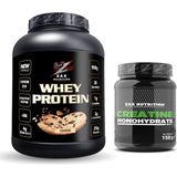 Zax Nutrition Whey Protein 900 G Cookie + Creatine Monohydrate 150 G – Kas Kütlesi, Güç ve Performans Artırıcı Sporcu Takviye Seti