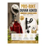 Zayas Shopping Moto-Modular Premium Kask Askısı - Motorsiklet Kaskı ve Ekipman Düzenleyici Duvar Standı