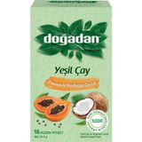 Zayka Doğadan Yeşil Çay Papaya & Hindistan Cevizli 18'li 30.6 G