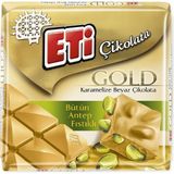Zayka Eti Gold Antep Fıstıklı Karamelize Beyaz Çikolata 60 G - 1 Adet