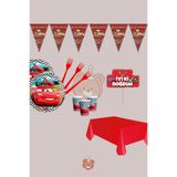 Zayna's Cars Arabalar Temalı Ekomini Set 8 Kişilik Doğum Günü Parti Malzemeleri Erkek Çocuk Konseptli
